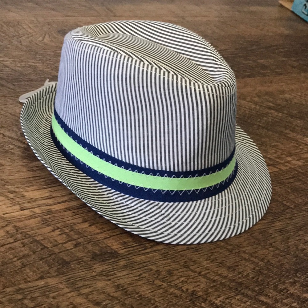 Striped Fedora hat for kids